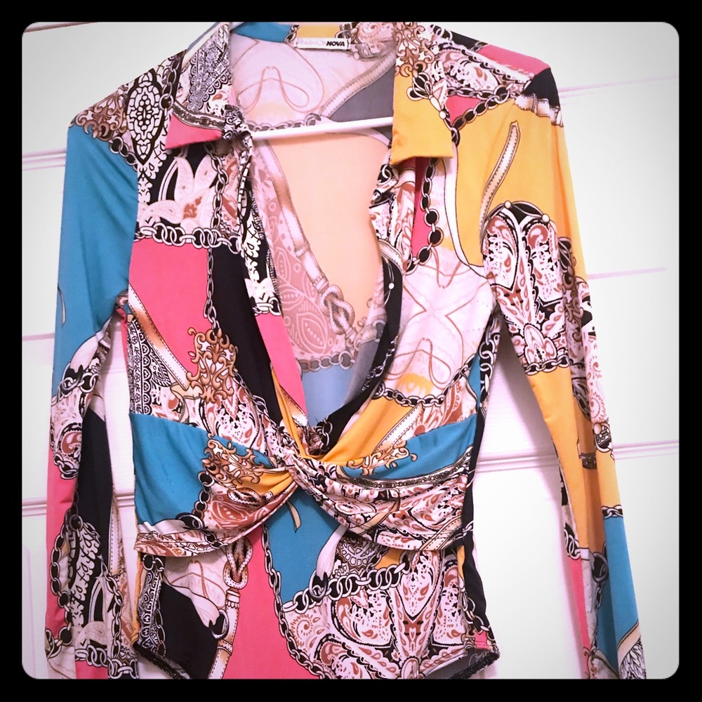 Fashion nova printed body suit